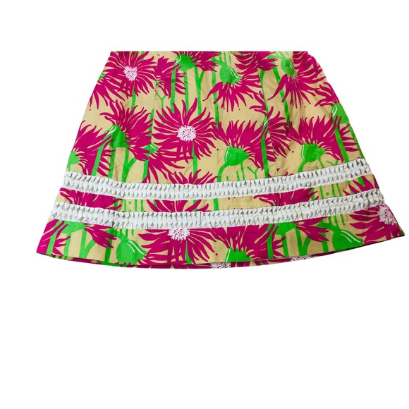 8172 Lilly Pulitzer women's sz 4 tropical floral short sleeve dress - Picture 2 of 10